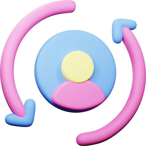 Remarketing Strategy Illustrated: 3D Icon Illustration for Effective Marketing Campaigns and Customer Engagement